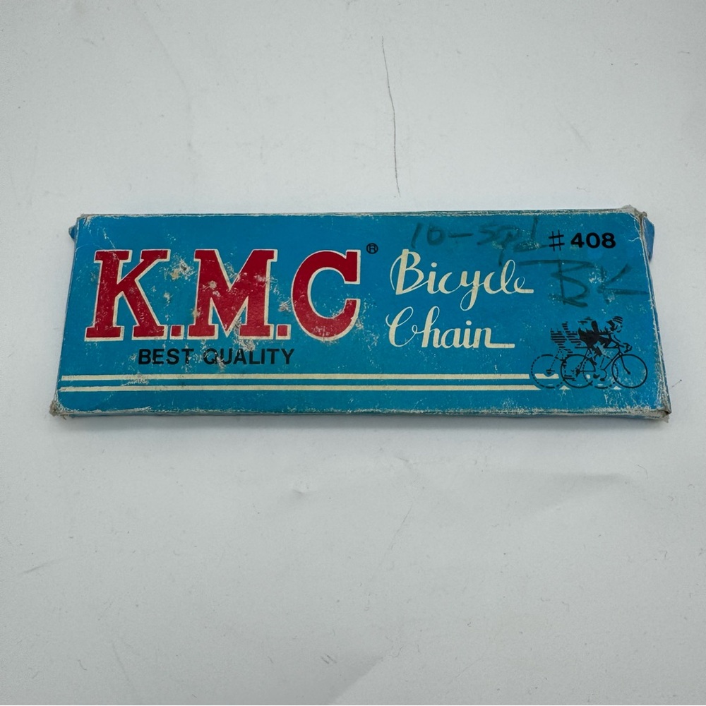 Vintage KMC Bicycle Chain #408 116L NOS New Old Stock Taiwan Original Box
